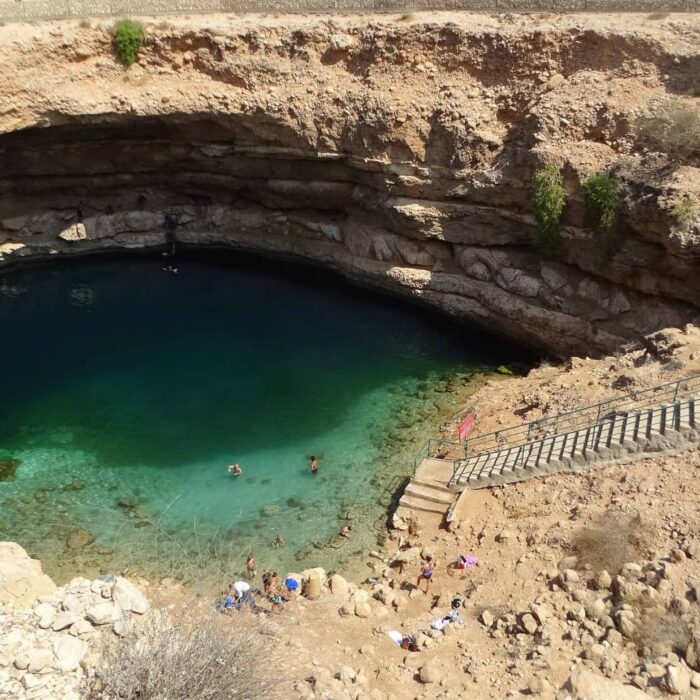 Bimmah Sinkhole, Omán, autor P.K.
