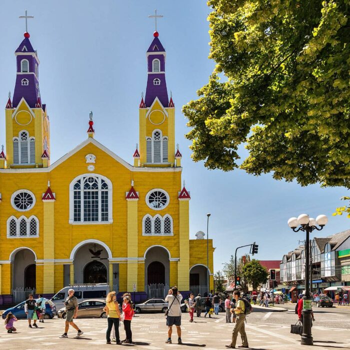 Kostel San Francisco, Castro, ostrov Chiloé, Chile, autor Ivo Hroneš