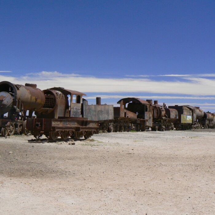 Hřbitov vlaků, Salar de Uyuni, Bolívie, archiv Enjoy Travel