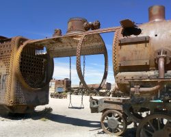 Hřbitov vlaků, Salar de Uyuni, Bolívie, archiv Enjoy Travel