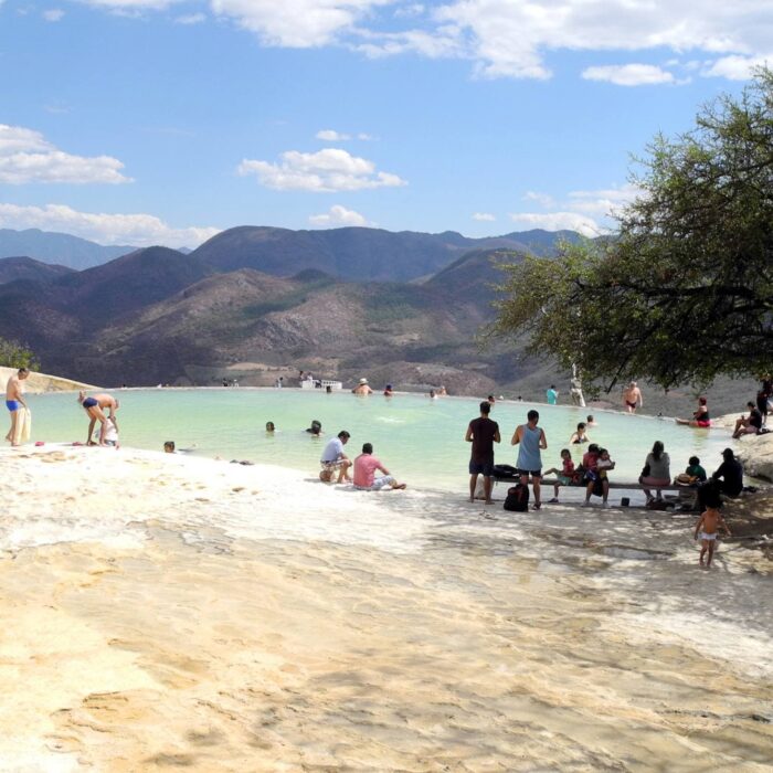 Zkamenělé vodopády Hierve el Agua, Mexiko, archiv Enjoy Travel